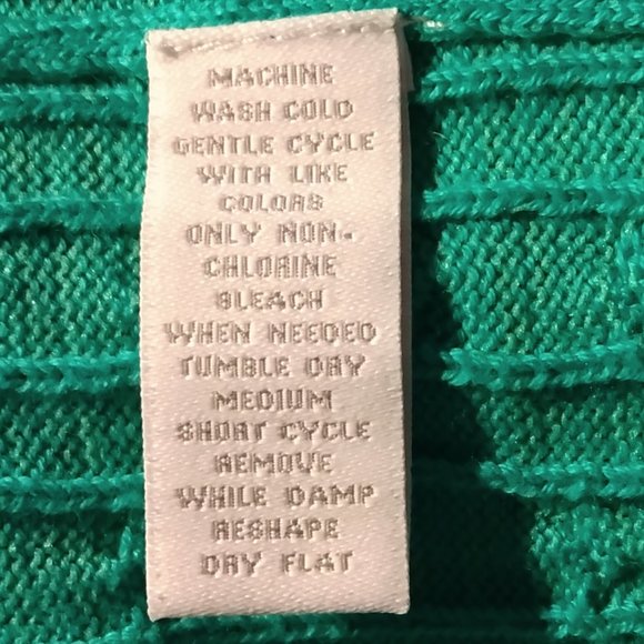 Charter Club Green pullover sweater. Cotton/nylon blend Never worn. Size S. - Picture 12 of 12